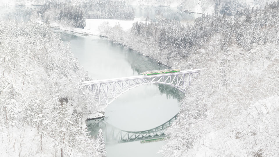 福島県 只見川第一橋梁 by FIND47.JP